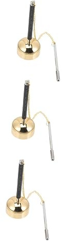 ifundom 3stücke Portable Brass Yin Qing Instrument Für Buddhistische Rituale Hochwertiges Langlebiges Percussion-instrument Für Tempel Zuhause Und Meditation Leicht Tragbar Klarer