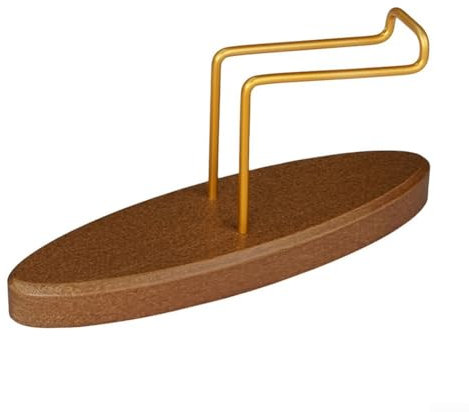 Kaffeefilterhalter aus Holz und Metall, keine Installation erforderlich, Aufbewahrungslösung