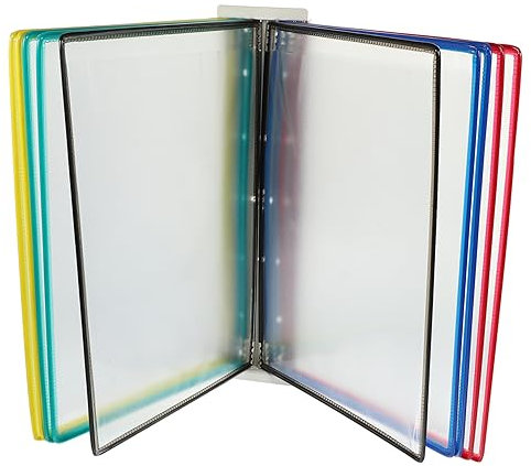 Parliky Wand-hängeordner-halter Für Büroakten Dokumentenhalter Aus Hochwertigem Material Transparent Platzsparend Und Flexibel Positionierbar Für Arbeitszimmer