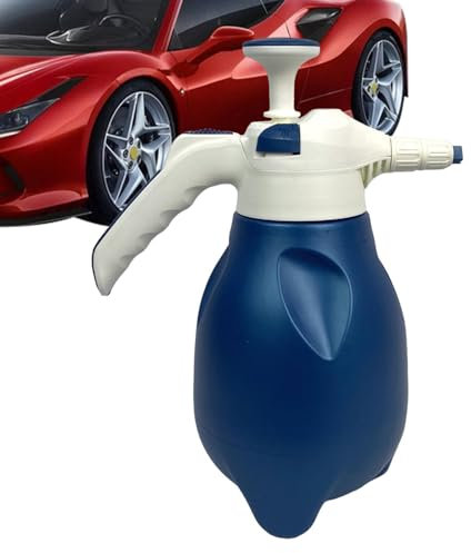 Spruzzatore a pompa manuale da 2 l, spruzzatore per schiuma auto, pompa portatile per lavaggio auto, annaffiatoio schiumoso, schiuma per lavaggio auto, pompa ad alta pressione per irrigazione interna