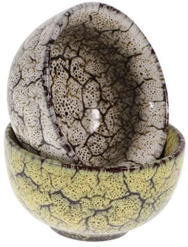 Cabilock 2pezzi Tè Kung Fu Tazzine in Ceramica Tazze Da Tè Squisite Per Thè e Bevande Calde o Fredde Per Uso Domestico o Regalo