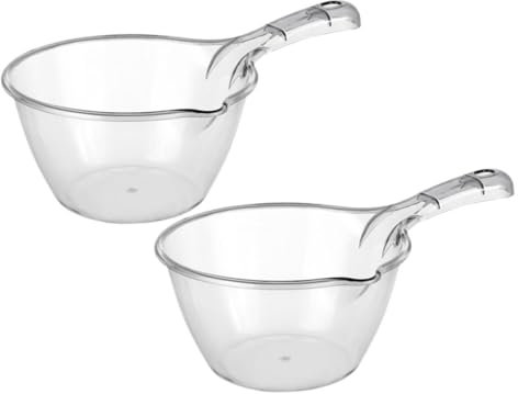 TIDTALEO 2pièces Louche à Eau Louche De Bain Et Cuisine Idéale Pour Verser Des Soupes Et Servir Des Plats Pratique Pour Jardinage Lavage Des Légumes