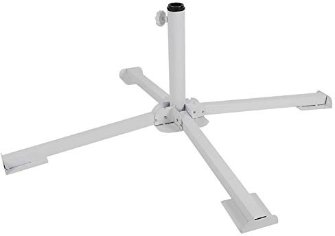 Haofy Base de Parasol de Plage et Patio, Tuyau en Acier Peint, Conception Robuste pour la Résistance au Vent, Idéale pour Le Jardin et la Plage