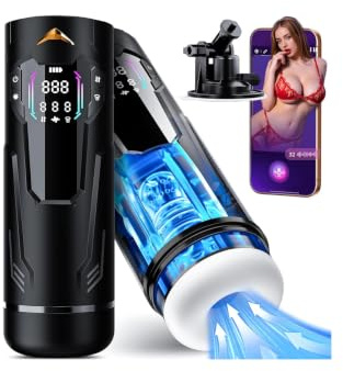 Kismloit Hands-Free Male Masturbator AI Sync Sex Toys for Men Masterubaters