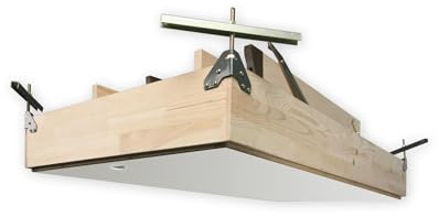 FAKRO - LXK Bodentreppe Montagewinkel - Dachbodentreppe Zubehör - 60x120 - Universelle Montagehalterungen, für schnelle und genaue Positionierung der Bodentreppen