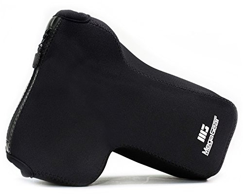 MegaGear MG1194 Canon EOS 200D, 800D (18-135 mm), 77D, 9000D, 2000D Ultra Light Custodia in Neoprene per Fotocamera - Nero