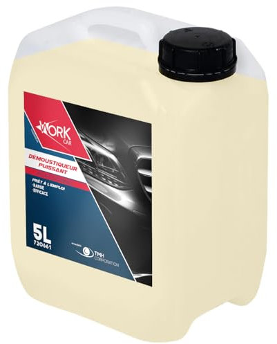Workcar - Desmosquitera desmosquitera, limpiador de insectos potente para coche, 5 l, desincrustante de carrocería, suciedad de insectos