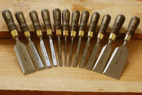 Narex 8116 Cabinetmakers Chisel (Black) (Set of 12)
