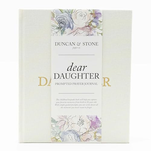 Dear Daughter: A Prompted Prayer Journal & Kindheit Andenken Baby Erinnerungsbuch