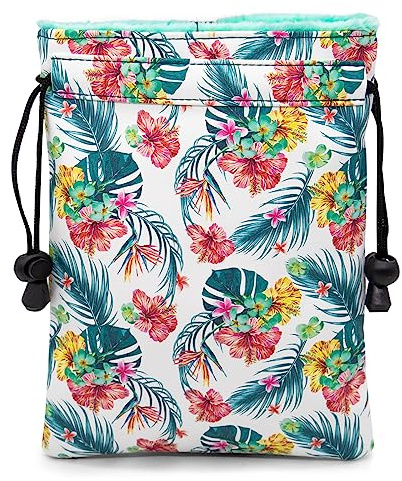 BAIRBRE Golf-Wertsachen-Tasche, bunte Blume, Golftasche mit Kordelzug
