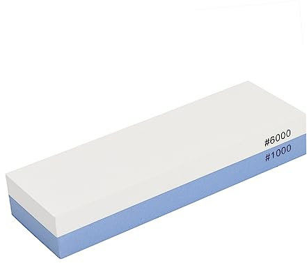 Uonlytech Schleifstein Körnung Abziehstein Aus Karborund Wasserschärfer Für Messer Mit Rutschfester Basis Schärfer Für Stumpfe Klingen