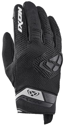 Ixon Mig 2 Airflow Gants de Moto pour Dames (Black/White,S)