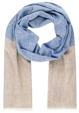 LINDENMANN Schal Herren/Textil-Schal Herren blau/beige