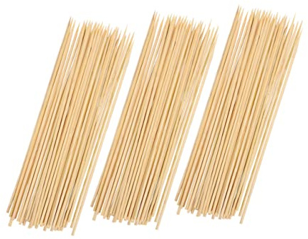 LALAFINA 120 Palitos de Bambú para Envolver Flores y Arreglos Duraderos, Material Resistente y Natural Adecuado para Manualidades y Decoración en Fiestas