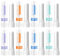 IKOPFLN Nasal Stick 8 Pièces, Améliore la Respiration et Stimule la Concentration,Soulagement Rapide d'un Nez Bouché, Fait Avec des Huiles Essentielles et du Menthol