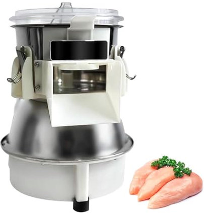 Trituratore elettrico del petto di pollo,Tritatutto elettrico per pollo sfilacciato da 180W,commerciale di triturazione della carne cotta,per la casa & il ristorante,Base antiscivolo