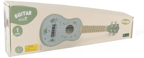 Spielzeug-Gitarre Holz Geschenkbox