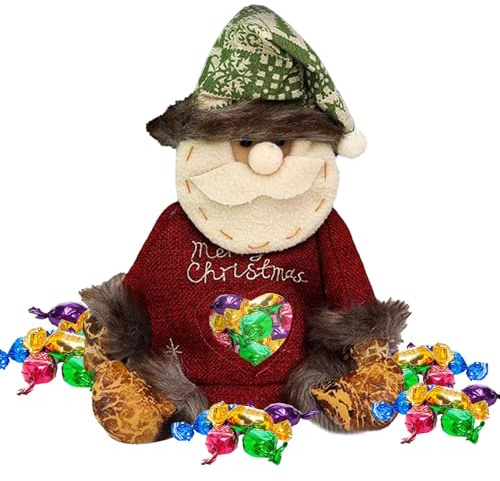 Weihnachtssüßigkeiten Tüten,Reißverschluss Design Geschenkbeutel - Aufbewahrer Für Plätzchen Verpackung Geschenke Obst Backen Party Lebensmittel Popcorn Fest