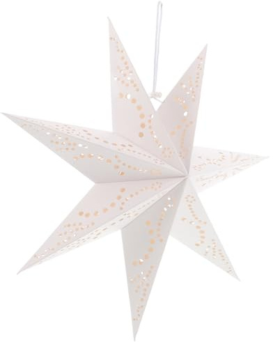 VICASKY Étoile Suspendue Papier à Branches Abat-jour Origami Étoile pour Plafond Décoration de Chambre et Fenêtre Lanterne Papier Festive pour Mariages et Fêtes de Noël