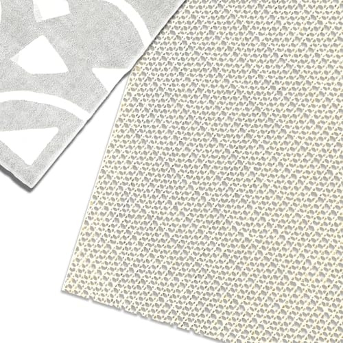 Alfombra Antideslizante 185 x 200 cm Protección Antideslizante Alfombra Cortable Multiusos Protección Resistente contra para Cajones, Estanterías, Blanquecino
