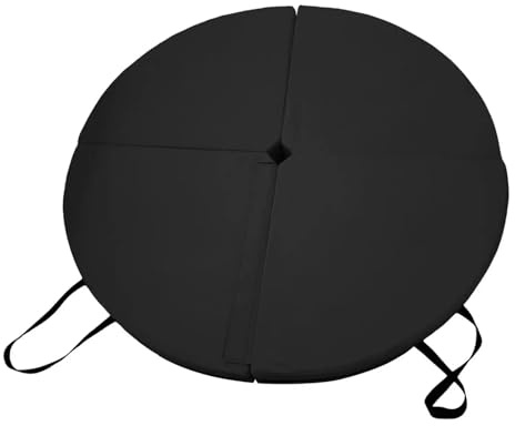 Tappetino per pole dance Tappetino da Pole Dance, Pilates Pieghevole, Yoga for la Protezione del Pavimento(Black)