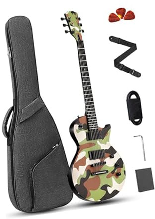 Elektrische Gitarre 39 Zoll E Gitarren Set In Voller Größe Solider Korpus Geeignet Für Anfänger Matte Oberfläche