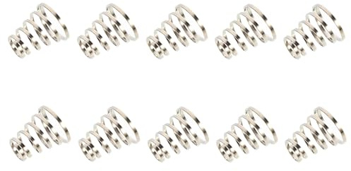 HOLIDYOYO Molla Perno Ruota Bicicletta 10 Pezzi in Acciaio Inossidabile Kit Attacco Rapido e Manopole per Pedali, Compatibile Bici BMX e Mountain Bike