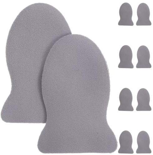 TOYANDONA 10 Pièces Manchons pour Doigts en Fibre Argentée Respirante et Légère, Protège-Doigts Antidérapants Plupart des Joueurs de Jeux Mobiles