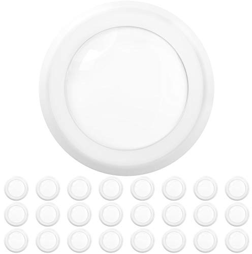 Sunco 24 Pack 6 Inch LED Disk Lights, Flush Mount Ceiling Light Disc, Recessed Can Lighting, 850 LM, 12W (65W Equivalent), 5000K Daylight, Dimmable, Damp Rated ETL.