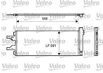 VALEO Condensatore, Climatizzatore 814069 Compatibile con: CITROËN JUMPER II Bus, JUMPER II Kasten, JUMPER II Pritsche/Fahrgestell, FIAT DUCATO Bus, DUCATO Kasten, DUCATO Pritsche/Fahrgestell