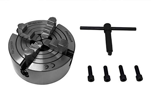 PAULIMOT Vierbackenfutter, 160 mm, einzeln verstellbare Backen