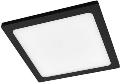 LED Ceiling Light Outdoor 'Mabella' with Motion Detector (Modern) in Black Made of Aluminium (1 Light Source,) from Lucande | Outdoor Light