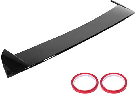Auto Heck Spoiler, Akozon Heckspoiler Flügel Fahrzeug Stabilität Dekoration für 5F Mk3 5 Türer 2013-2020, Glänzend Schwarz