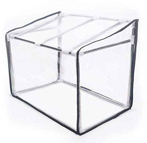 MTYLX Grande Bâche Résistante, Bâches, Usine de Serre Chaude de Jardin de Serre Cultive La Mini-Couverture En Plastique de Pvc de Maison Balcon Portatif,150X40X40Cm,150X40X40Cm