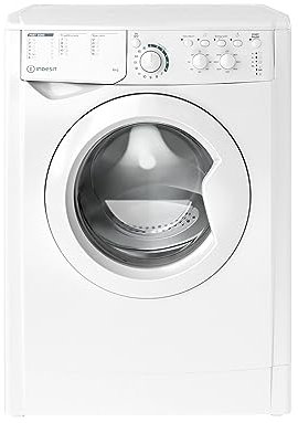 Indesit EWSC 61251 W EU N - Lavatrice 6kg Libera Installazione, Carica Frontale. Centrifuga 1200 Giri Al Minuto - Larghezza 59,5cm, Profondità 42cm, Altezza 85,0cm, Classe Energetica F Bianco