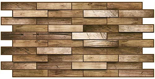 Grace Baltic - Pannelli da parete 3D per decorazione da parete interna non adesivi sottili ed elastici in PVC Pannelli Decorazione Murale Interna Tatuaggi Murali Materiale PVC 3D (10 pezzi / 4.7 m2)