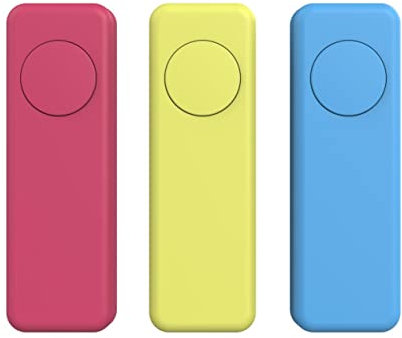 THIRDREALITY ZigBee Smart Button Lot de 3 boutons intelligents rouge, bleu jaune, télécommande à 3 voies, nécessite un hub Zigbee, fonctionne avec SmartThings, Aeotec, Hubitat, Home Assistant,