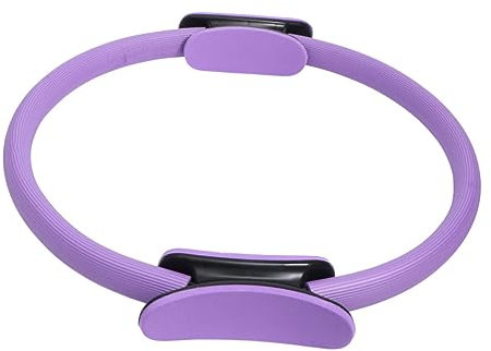 Sosoport Pilates Ring Yoga Circle Pilates Widerstandsring Für Zuhause Fitness Zubehör Rutschfestes Yoga Balance Tool Zur Ganzkörperformung Und Flexibilitätssteigerung Lila