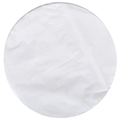 Zerodeko 6 Packungen À 100 Stück tatsächl pizzaset etagere pizza biscuit cookie meatwr kekstüten bbq zubehör löffelbisquit kuchen Ofen Backpapier Grillpapier Backgeschirr 15c Liner Weiß