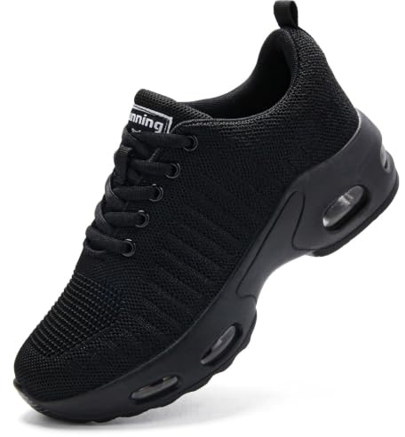 Myztra Mujer Zapatillas Running Amortiguación Elástica | Deportivas, Malla Rranspirable, Ligeras, Soporte Arco, Suela Resistente, Correr, Gimnasio, Casual