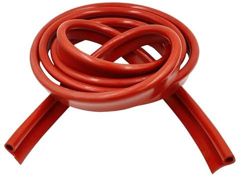 fessura solida Tipo P Porta del forno ad alta temperatura Finestra Guarnizione in gomma siliconica Striscia Guarnizione Parti del forno 1 metro striscia di esclusione (Color : K4 12 X 16 X 35 MM, Si