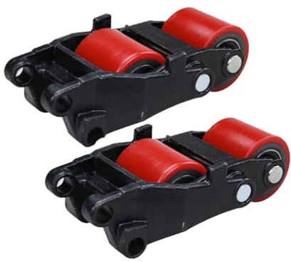2× Hubwagen Räder Gabelhubwagen-Rollen Durchmesser 74mm Schwerlast Gabelstapler-Rad PU Räder mit Eisenkern Für 3 Tonnen Gabelstapler Hydraulikstapler 74×70mm
