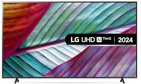 LG 86UR75006LK 86-Inch 4K Ultra HD Smart TV, α5 AI processor 4K Gen6, Freeview Play and Amazon Alexa [model 2024]