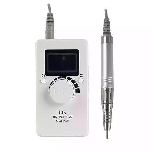 Ponceuse à ongles électrique, Machine De Manucure Électrique À Écran LCD 80W, 40000 Tr/min, Outil De Pédicure Pro, Moteur Sans Balais, Perceuse À Ongles, Équipement For Manucure pour usage domestique