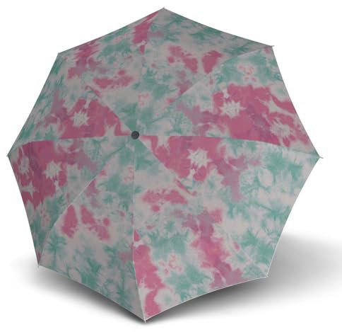Knirps Regenschirm T.200 Medium Duomatic Newbatik Mint mehrfarbig