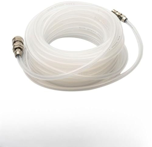 Tuyau de pompe pneumatique de type C pour systèmes à air comprimé - 5 x 8 mm - Blanc - 15 m
