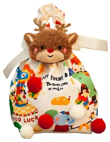 Sacchetti natalizi per dolcetti, cioccolatini, noci gommose, piccoli giocattoli lecca-lecca, cracker