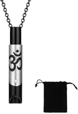 Collier Respiration Anti Tabac, Sans fumée Chaîne respiratoire, Collier Respiratoire Anti-Stress, Collier pour Soulager le Stress etl'anxiété, pour Soulagez Anxiété Relaxation Méditation