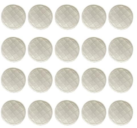 YARNOW Coussinets D'allaitement Réutilisables 20 Pièces, Coton Lavable 3 Couches, pour Maternité et Allaitement Maternel