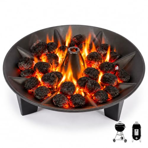 Denmay Panier à charbon de bois pour barbecue Weber de 47/57/67 cm, panier à briquette de charbon pour bouilloire Weber, One Touch, Master Touch, supports de carburant de charbon, remplacez la grille
